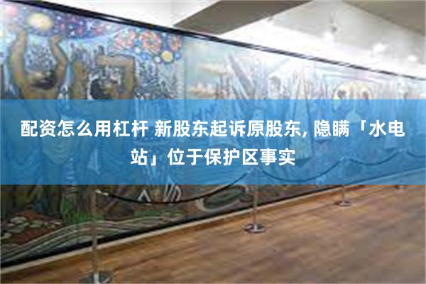 配资怎么用杠杆 新股东起诉原股东, 隐瞒「水电站」位于保护区事实